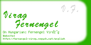 virag fernengel business card